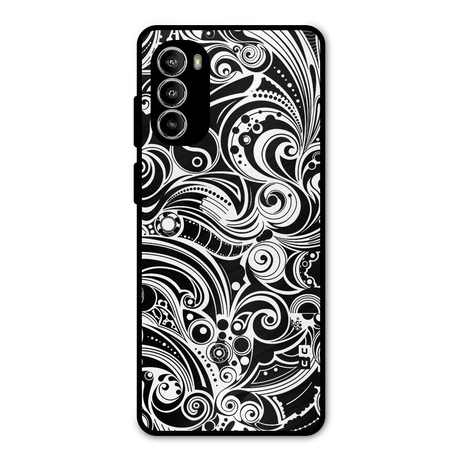 Maori Art Design Abstract Metal Back Case for Moto G52