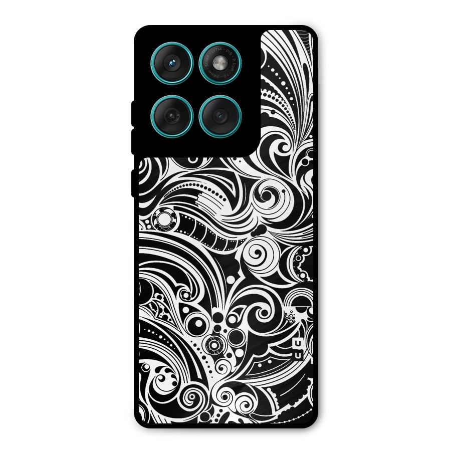 Maori Art Design Abstract Metal Back Case for Motorola Edge 60