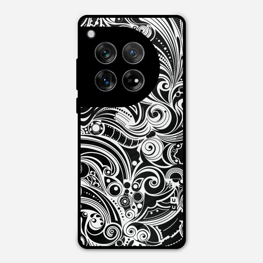 Maori Art Design Abstract Metal Back Case for OnePlus 12