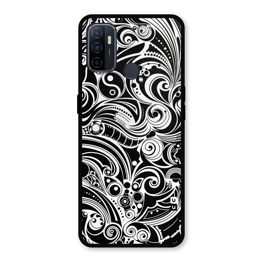 Maori Art Design Abstract Metal Back Case for Oppo A53