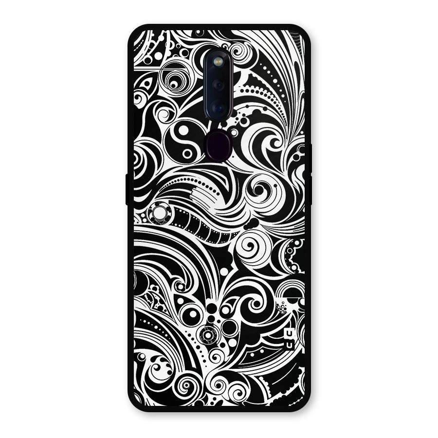 Maori Art Design Abstract Metal Back Case for Oppo F11 Pro