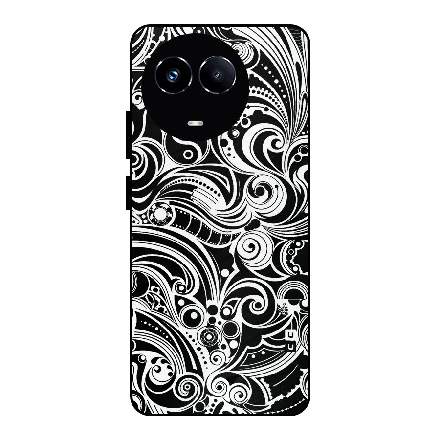 Maori Art Design Abstract Metal Back Case for Realme 11 5G