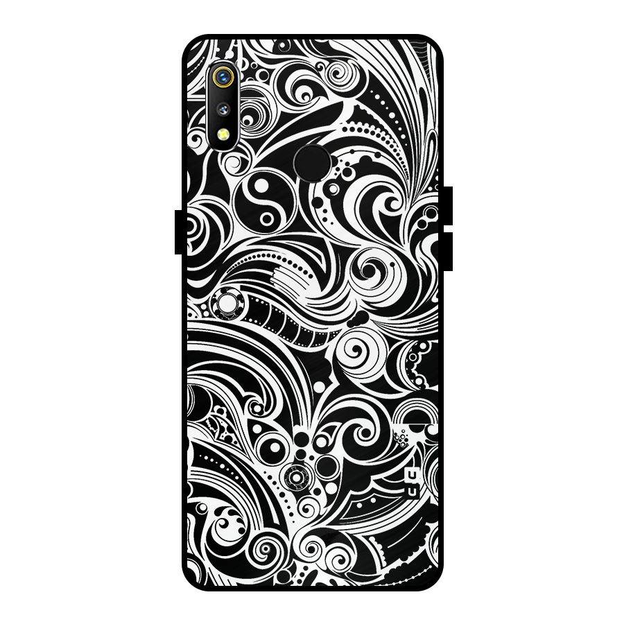 Maori Art Design Abstract Metal Back Case for Realme 3i