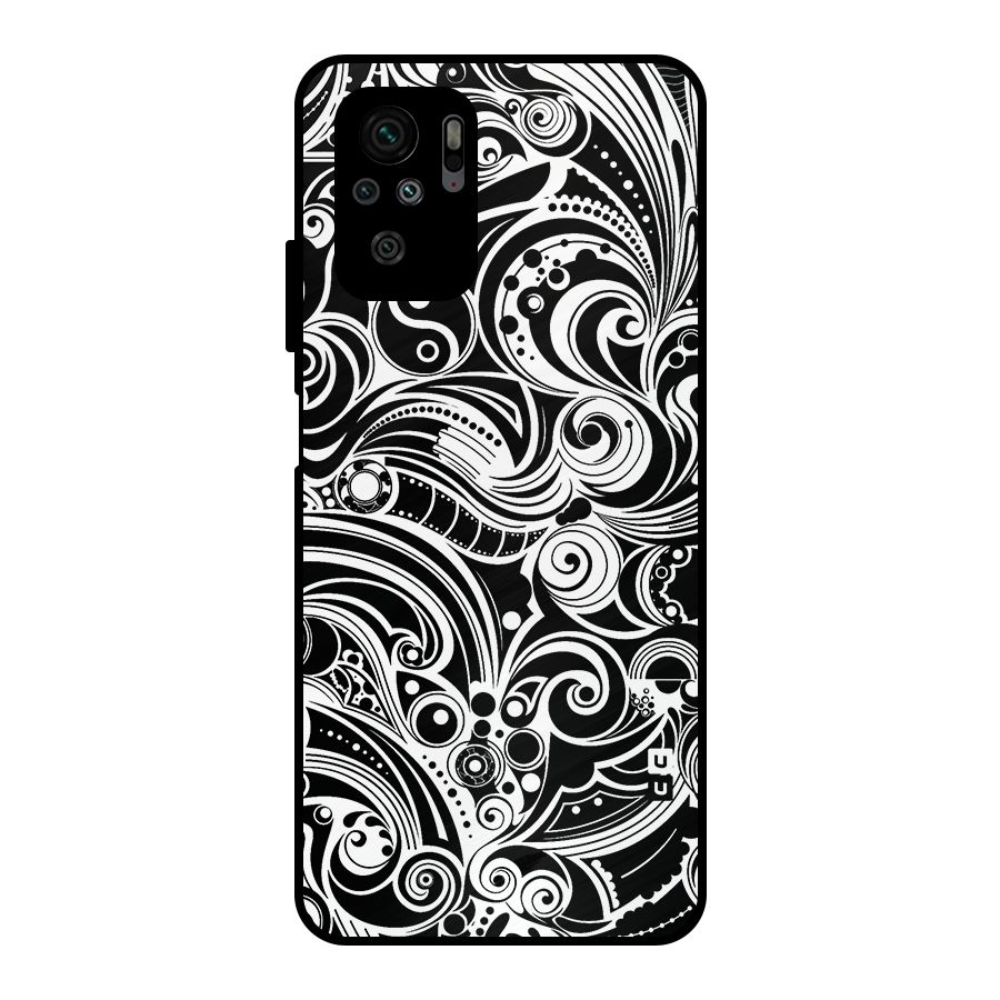Maori Art Design Abstract Metal Back Case for Redmi Note 10S
