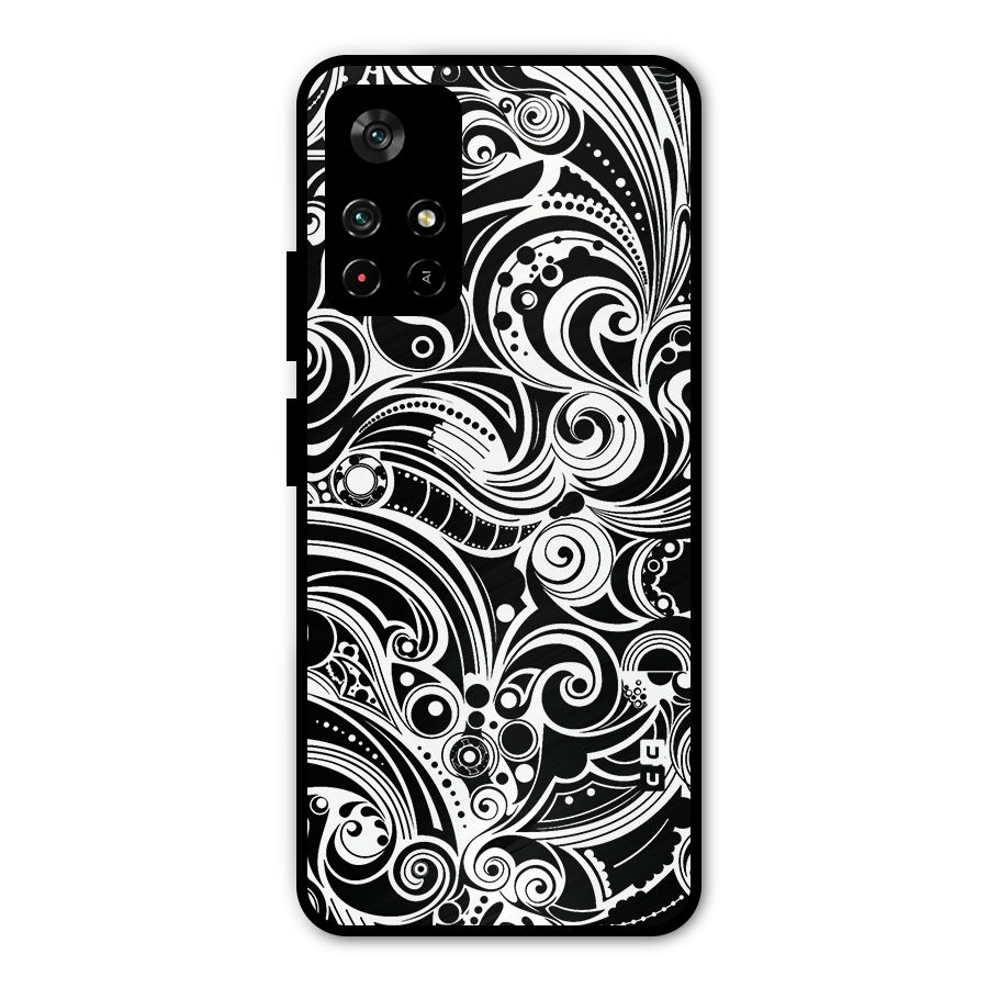 Maori Art Design Abstract Metal Back Case for Redmi Note 11T 5G