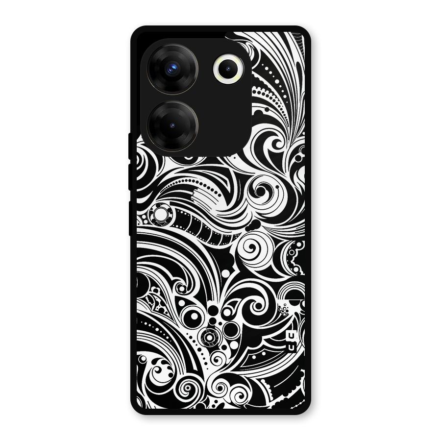 Maori Art Design Abstract Metal Back Case for Tecno Camon 20