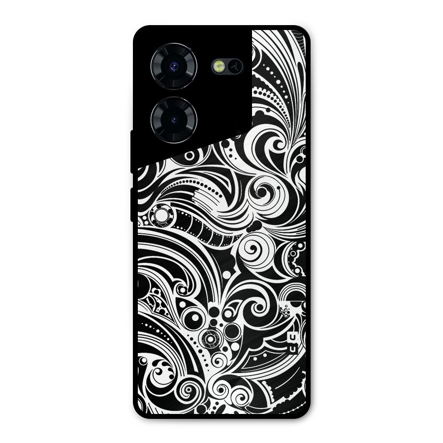 Maori Art Design Abstract Metal Back Case for Tecno Pova 5 Pro 5G