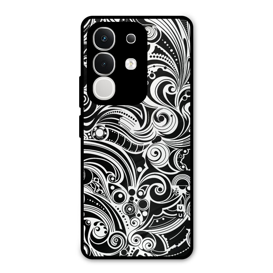 Maori Art Design Abstract Metal Back Case for Vivo T4x