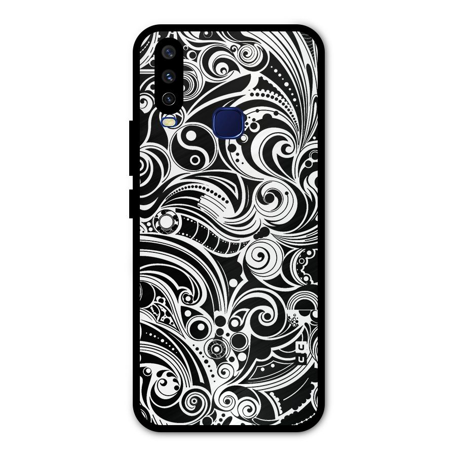 Maori Art Design Abstract Metal Back Case for Vivo V17