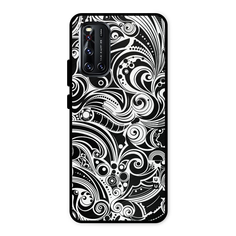 Maori Art Design Abstract Metal Back Case for Vivo V19