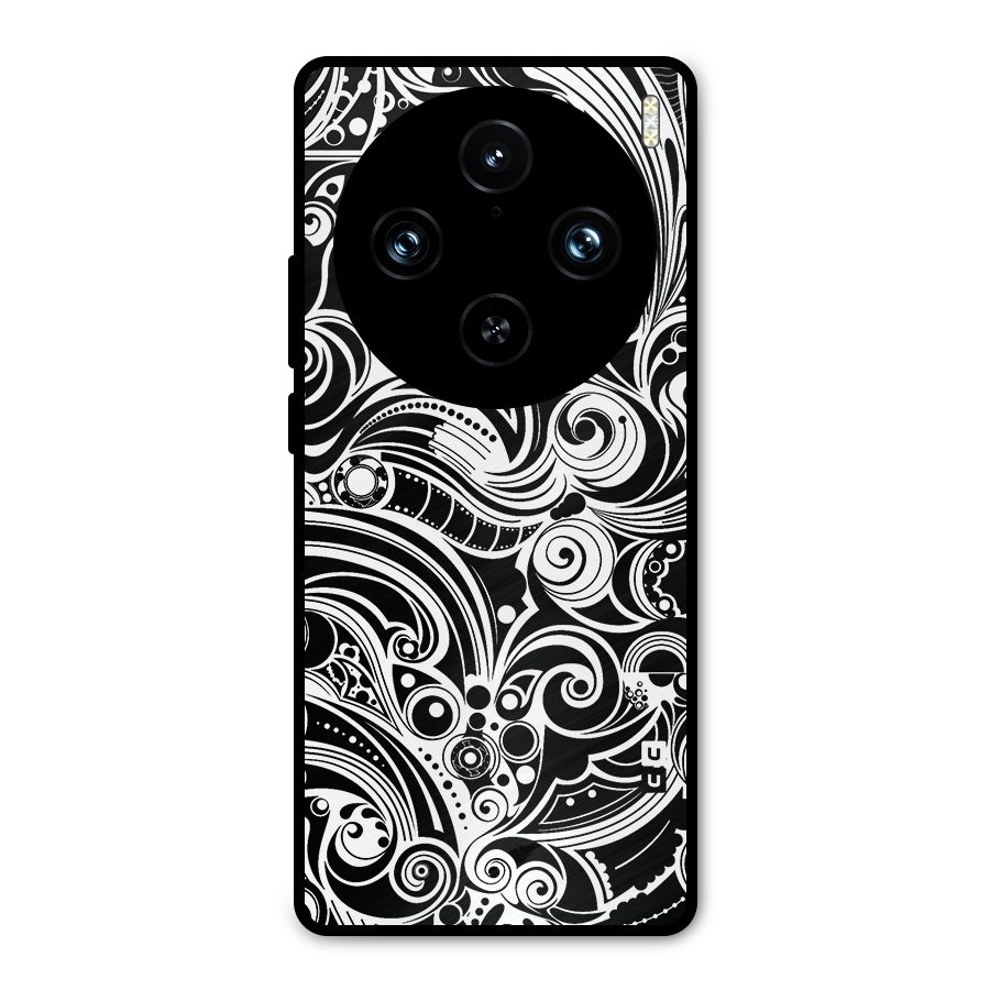 Maori Art Design Abstract Metal Back Case for Vivo X100 Pro