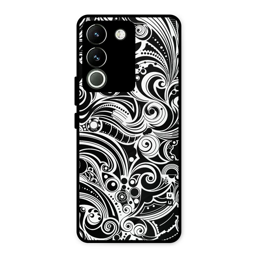 Maori Art Design Abstract Metal Back Case for Vivo Y200