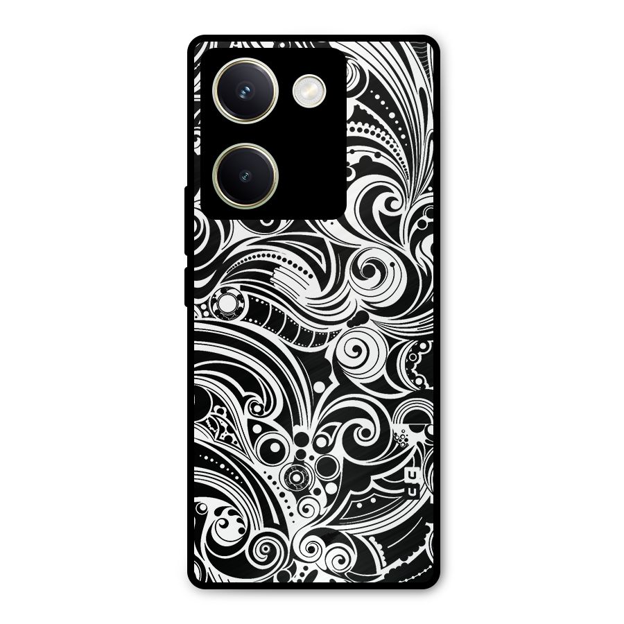 Maori Art Design Abstract Metal Back Case for Vivo Y200 Pro