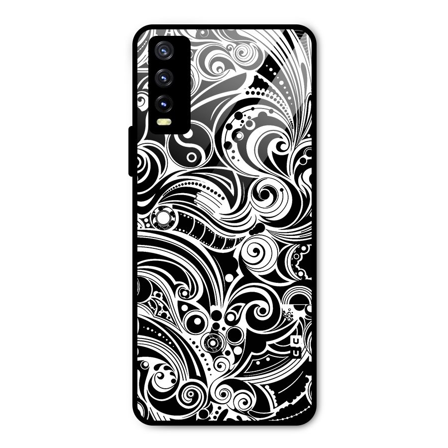 Maori Art Design Abstract Metal Back Case for Vivo Y20g