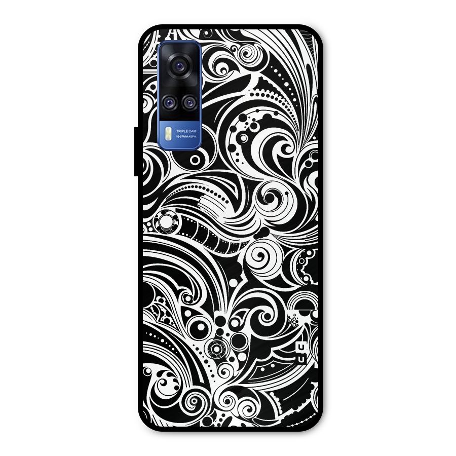 Maori Art Design Abstract Metal Back Case for Vivo Y51A