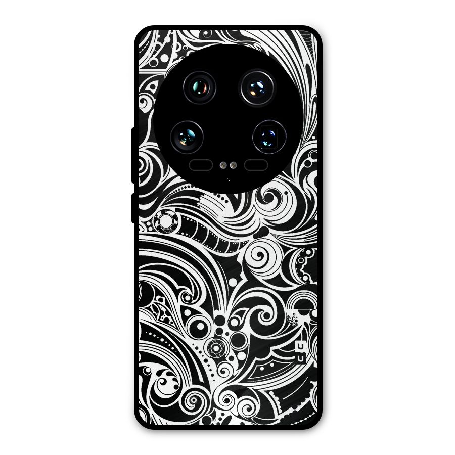 Maori Art Design Abstract Metal Back Case for Xiaomi 14 Ultra