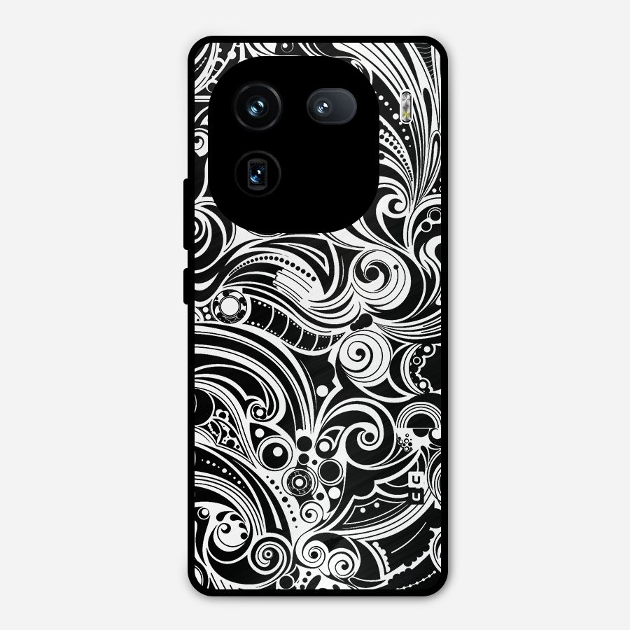 Maori Art Design Abstract Metal Back Case for iQOO 12