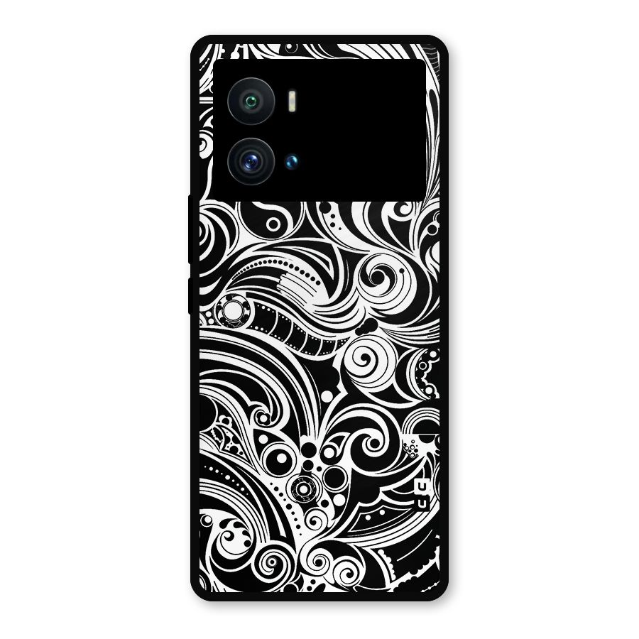 Maori Art Design Abstract Metal Back Case for iQOO 9 Pro