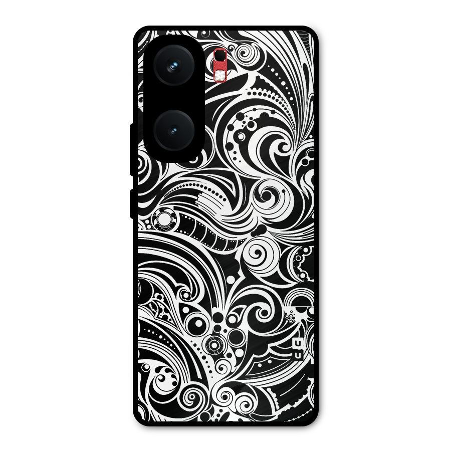 Maori Art Design Abstract Metal Back Case for iQOO Neo 9 Pro