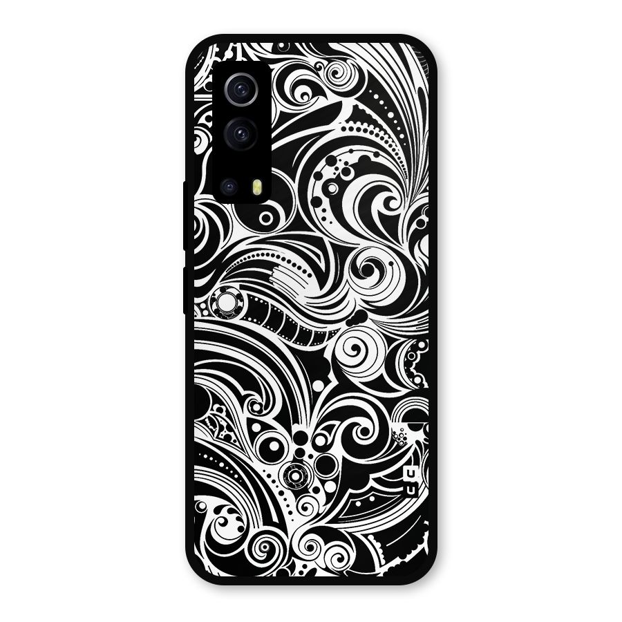 Maori Art Design Abstract Metal Back Case for iQOO Z3