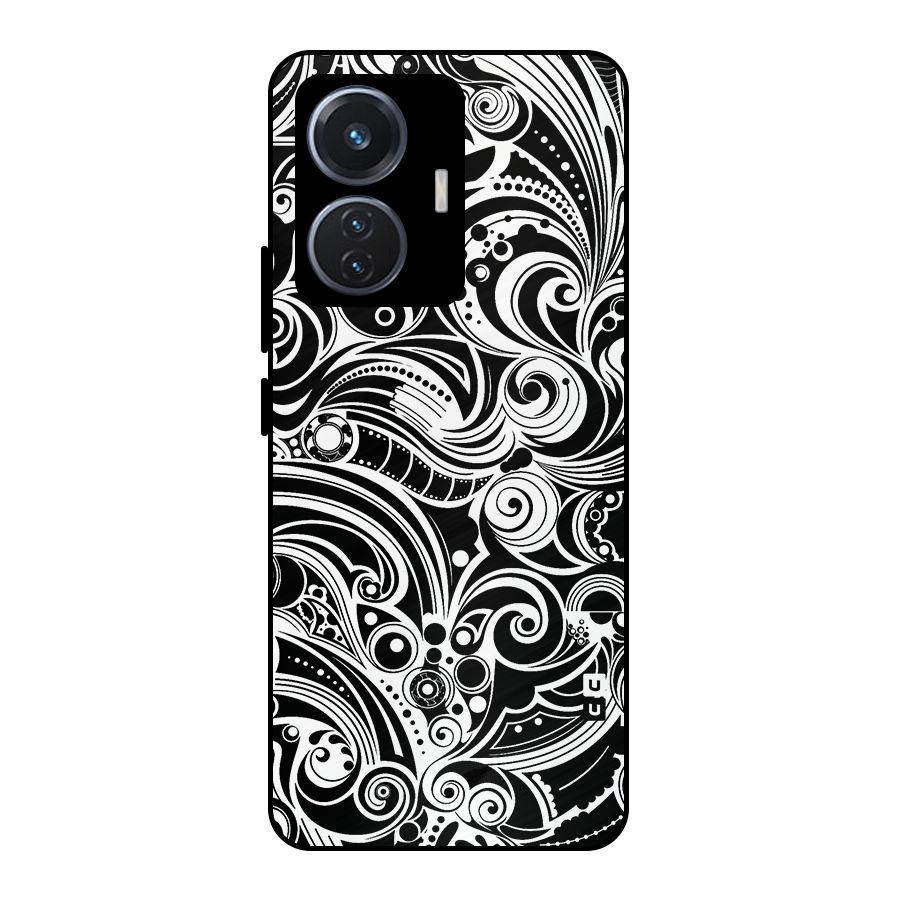 Maori Art Design Abstract Metal Back Case for iQOO Z6 44W