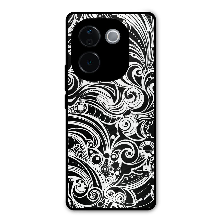 Maori Art Design Abstract Metal Back Case for iQOO Z9s Pro