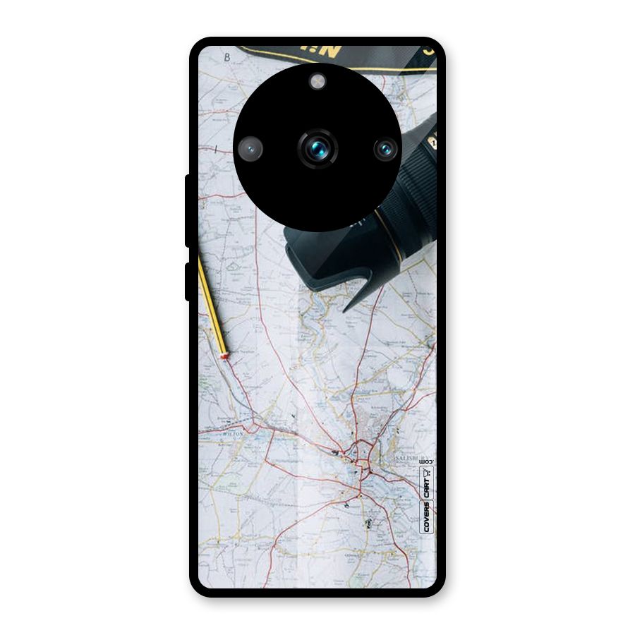 Map And Camera Glass Back Case for Realme 11 Pro