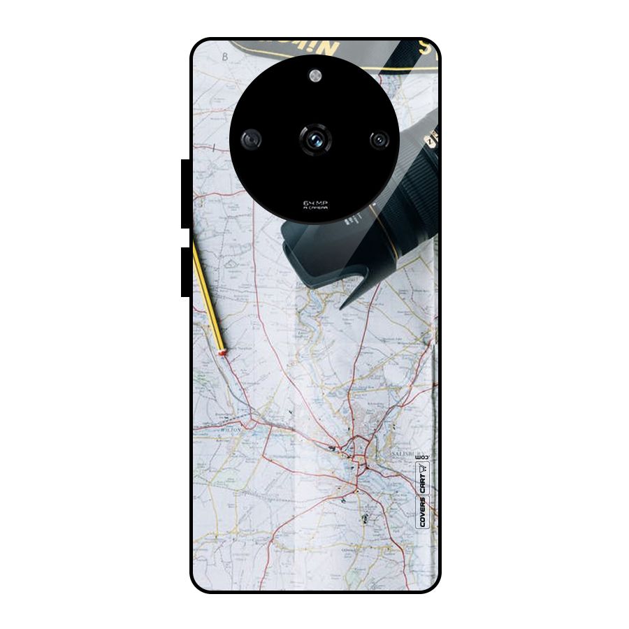 Map And Camera Glass Back Case for Realme Narzo 60 5G
