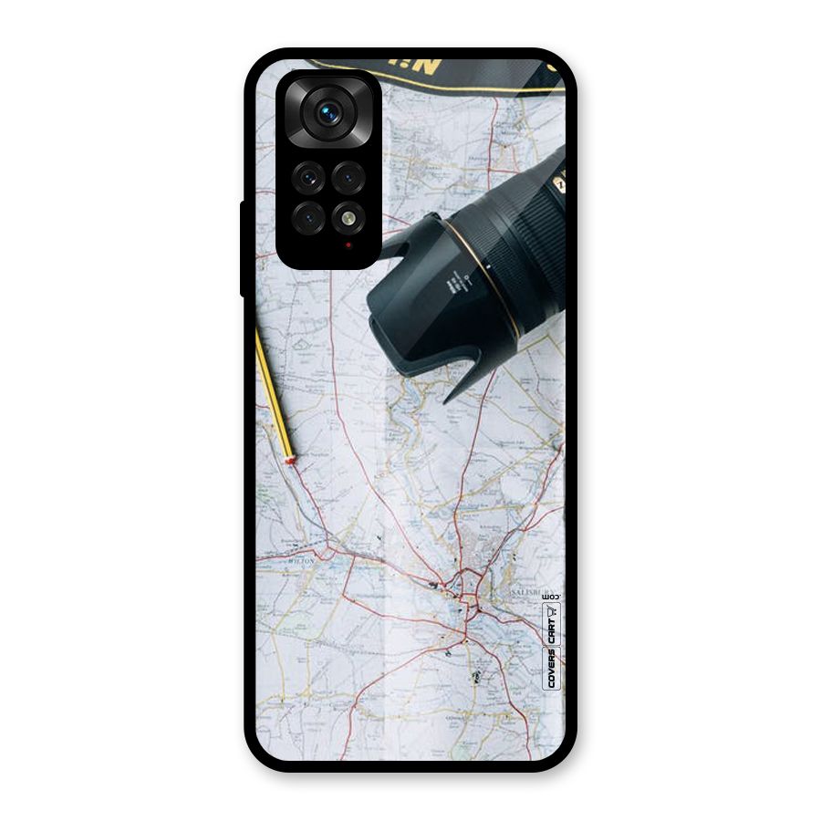 Map And Camera Glass Back Case for Redmi Note 11S