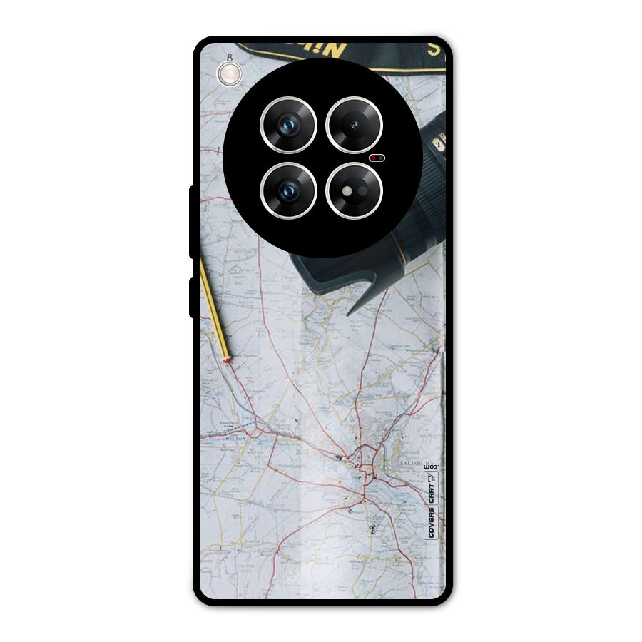 Map And Camera Metal Back Case for Infinix Zero 40 5G