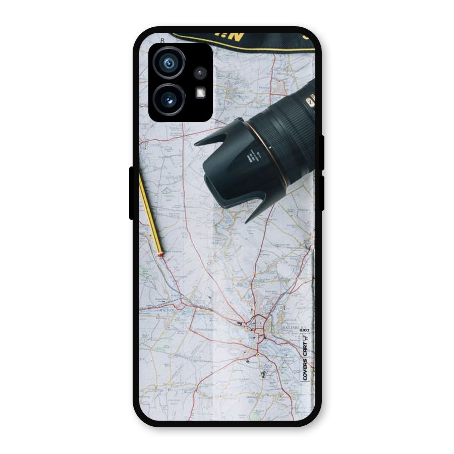 Map And Camera Metal Back Case for Nothing Phone 1