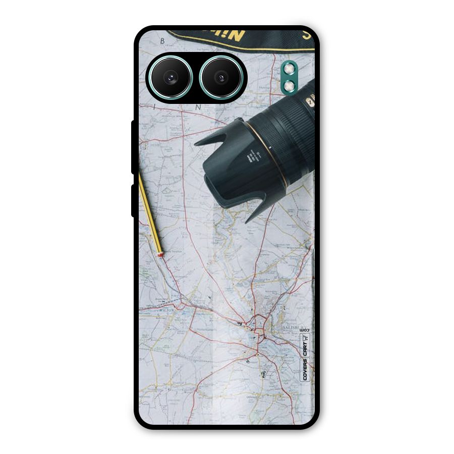 Map And Camera Metal Back Case for OnePlus Nord 4