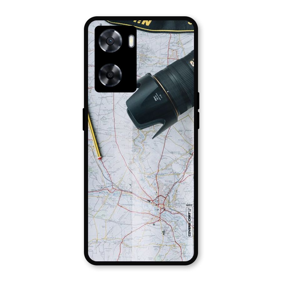 Map And Camera Metal Back Case for Oppo A77