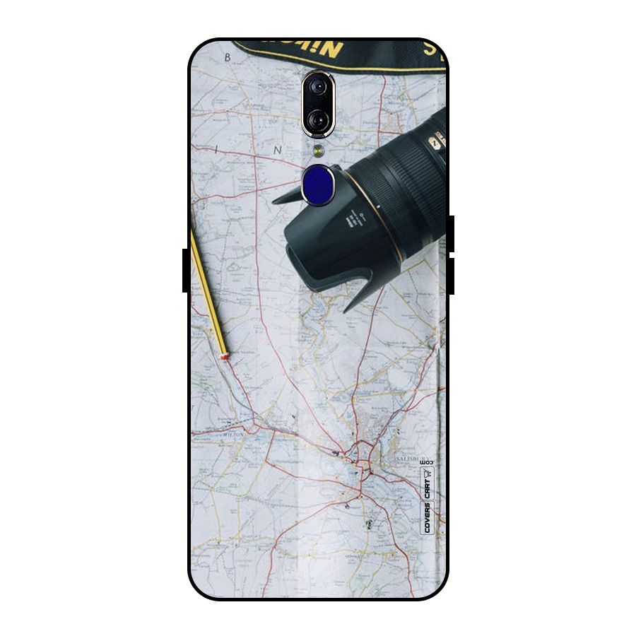 Map And Camera Metal Back Case for Oppo F11