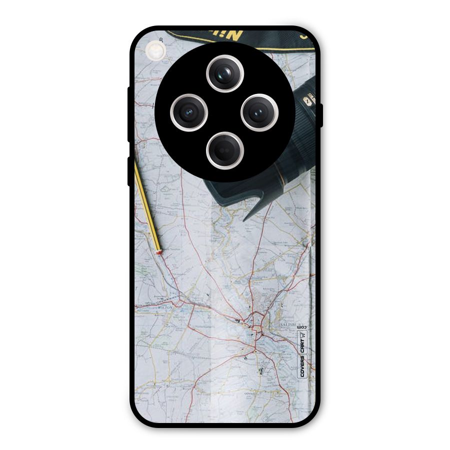 Map And Camera Metal Back Case for Oppo Find X8