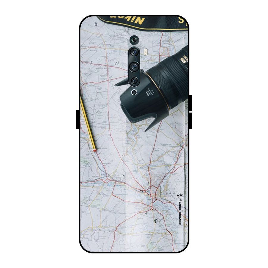 Map And Camera Metal Back Case for Oppo Reno2 Z