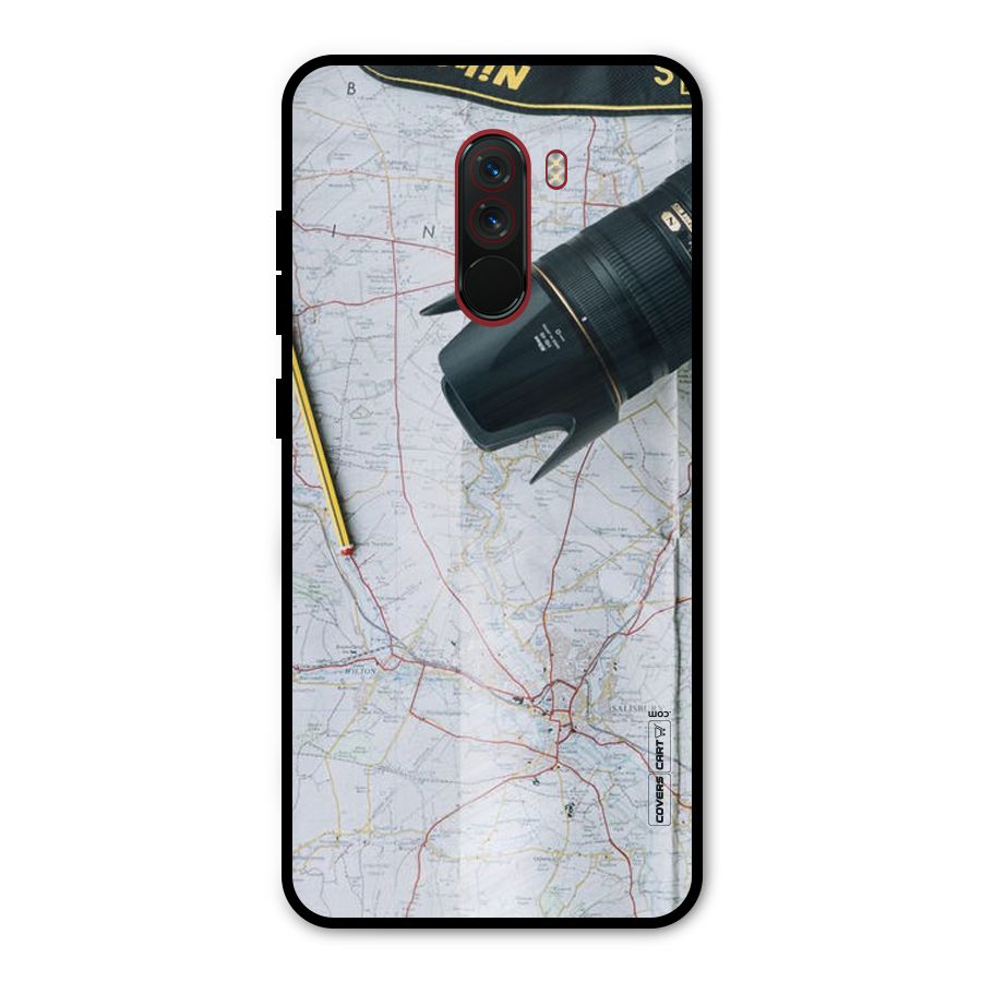 Map And Camera Metal Back Case for Poco F1