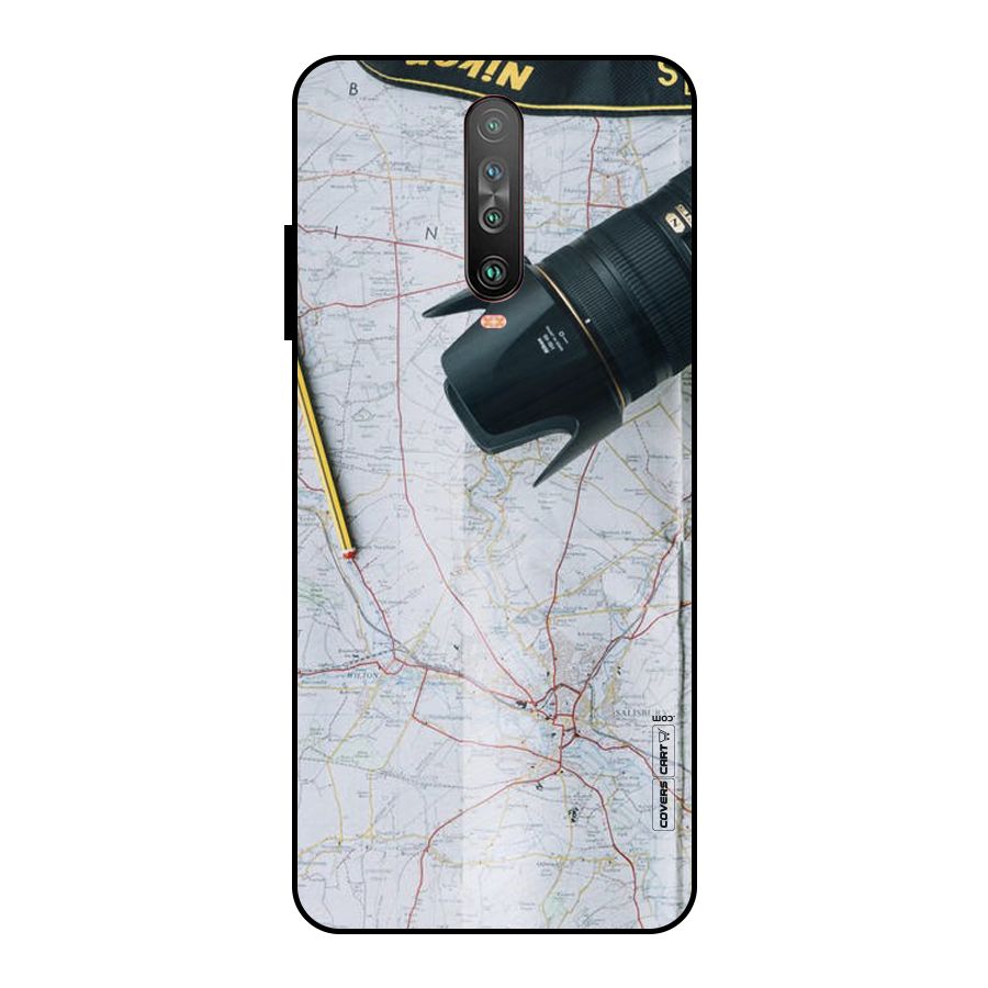 Map And Camera Metal Back Case for Poco X2