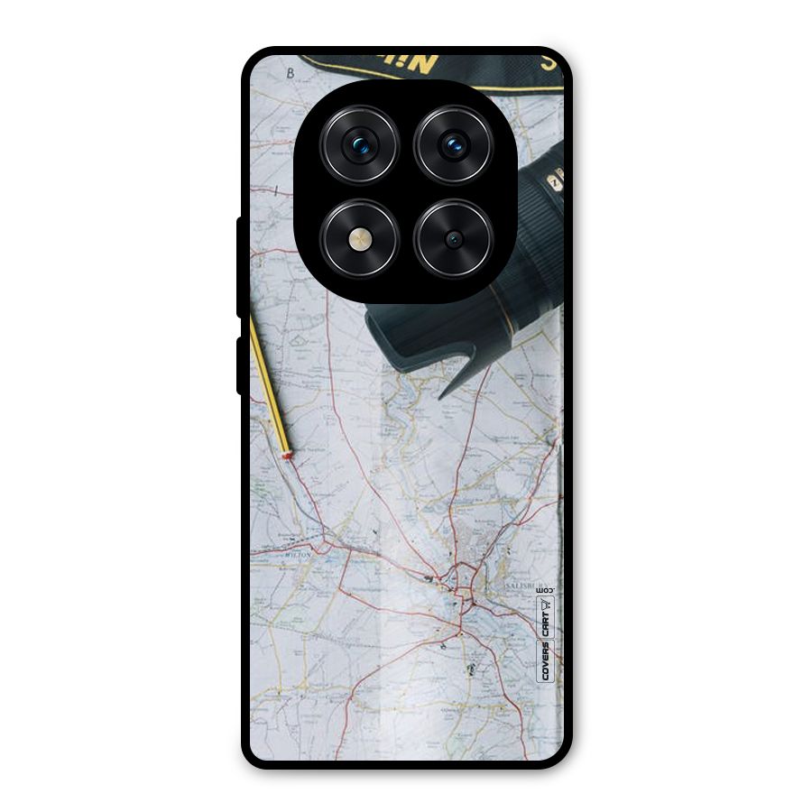 Map And Camera Metal Back Case for Poco X7