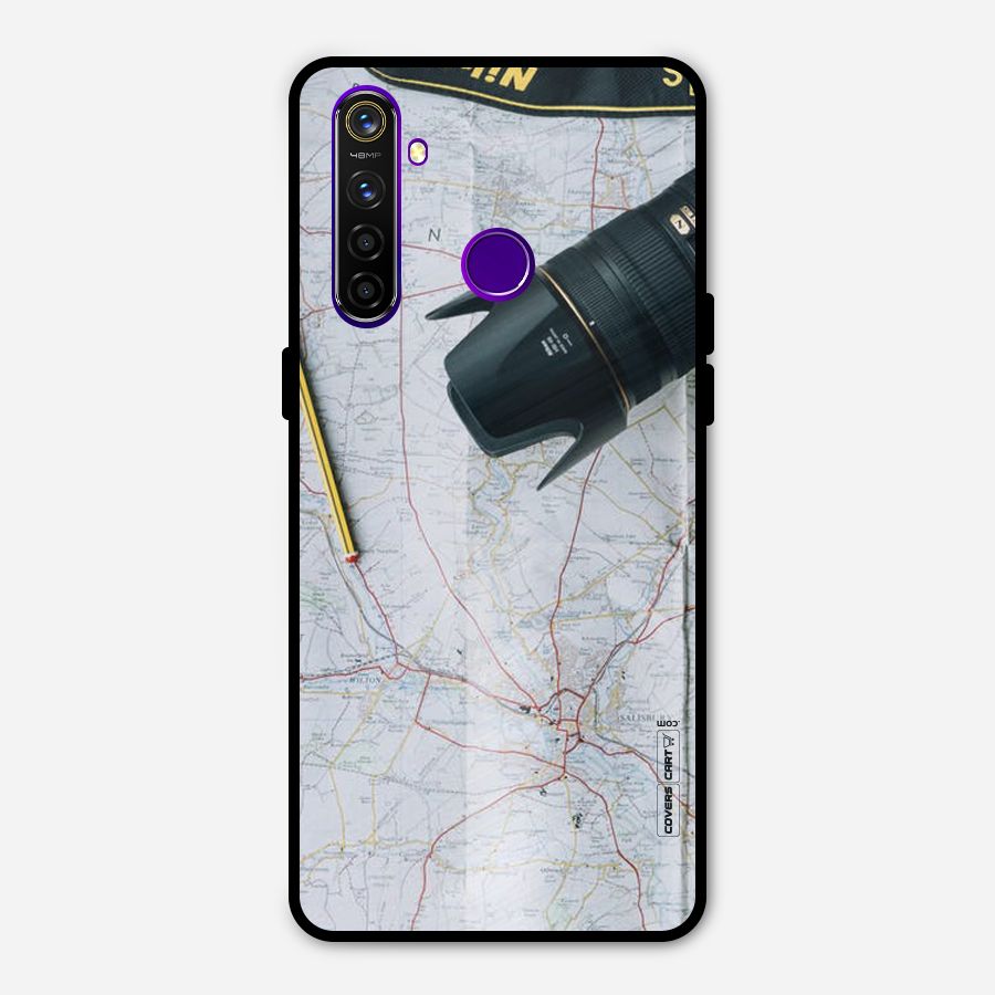 Map And Camera Metal Back Case for Realme 5 Pro
