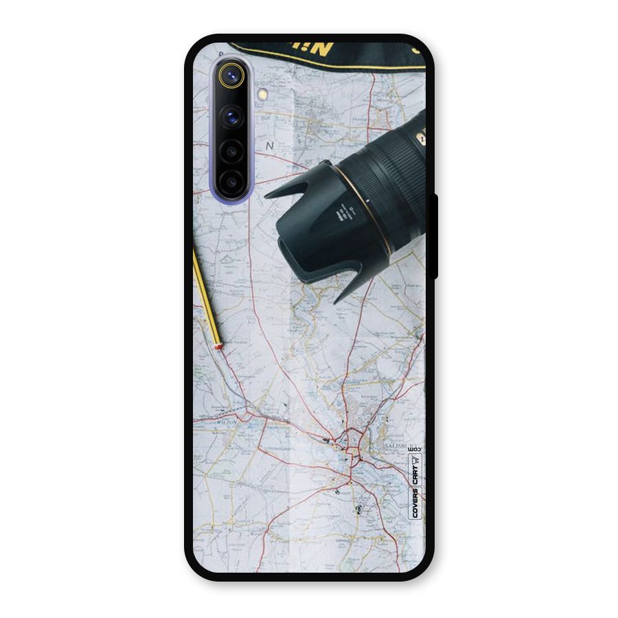 Map And Camera Metal Back Case for Realme 6i