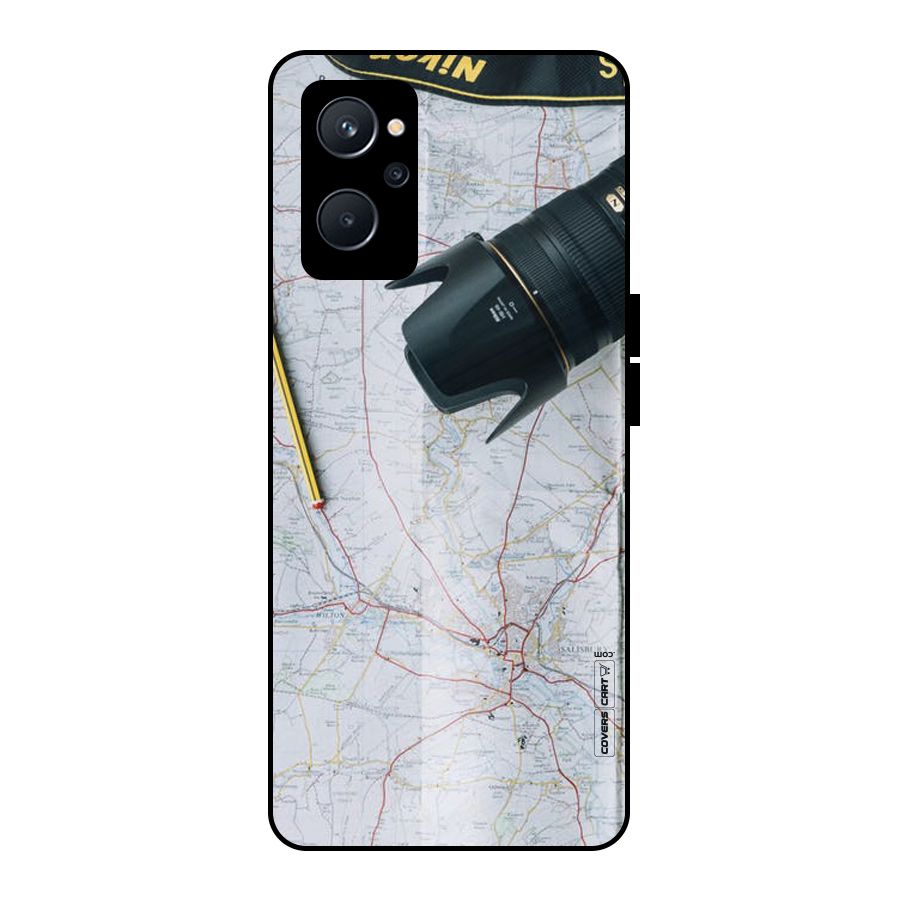 Map And Camera Metal Back Case for Realme 9i 5G