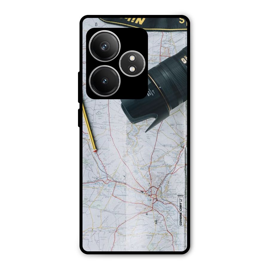 Map And Camera Metal Back Case for Realme GT 6T