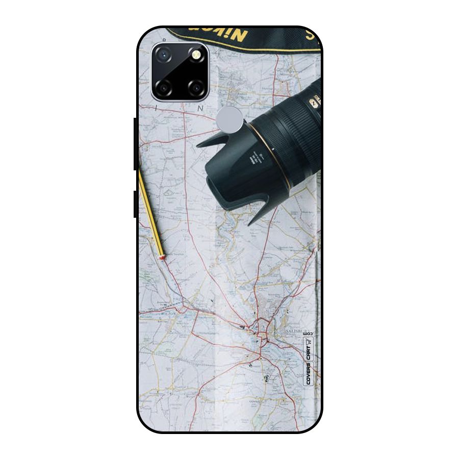 Map And Camera Metal Back Case for Realme Narzo 20