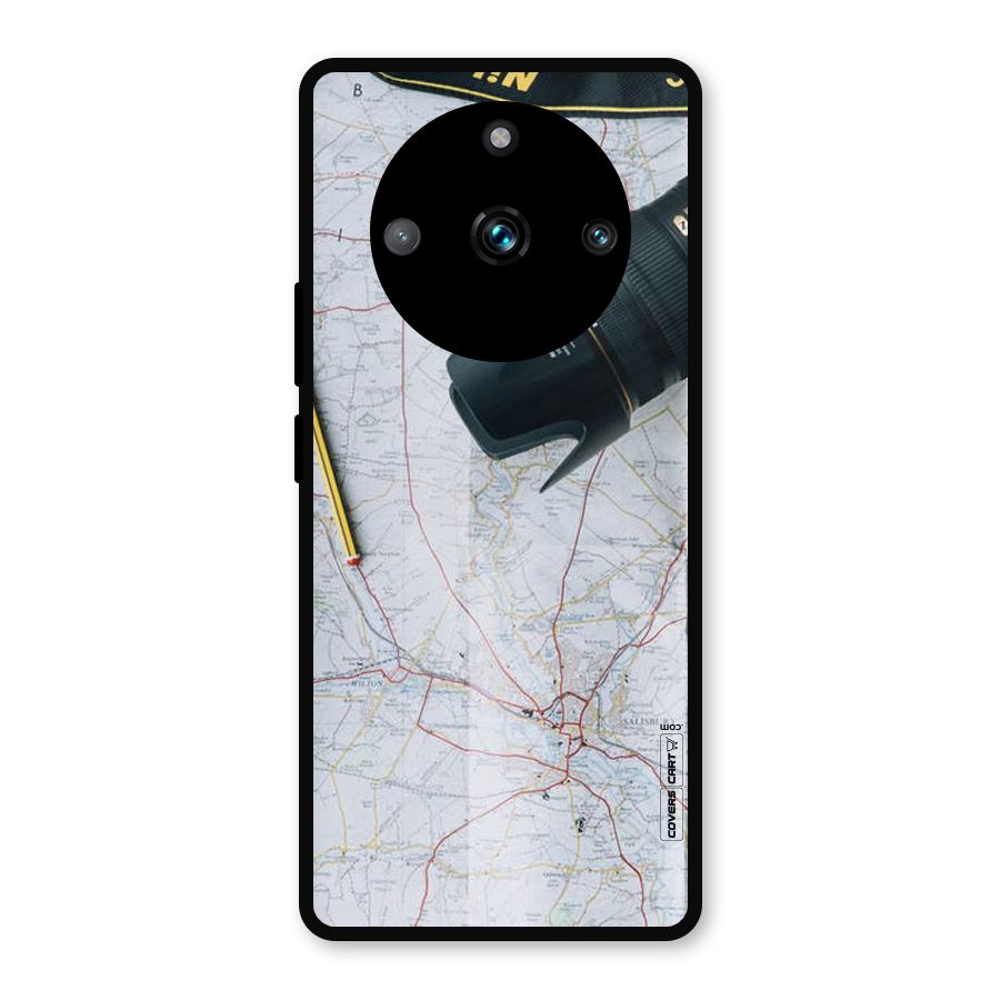 Map And Camera Metal Back Case for Realme Narzo 60 Pro
