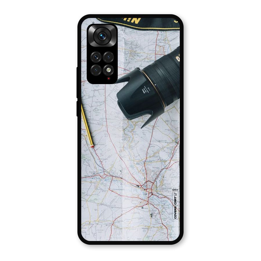 Map And Camera Metal Back Case for Redmi Note 11s