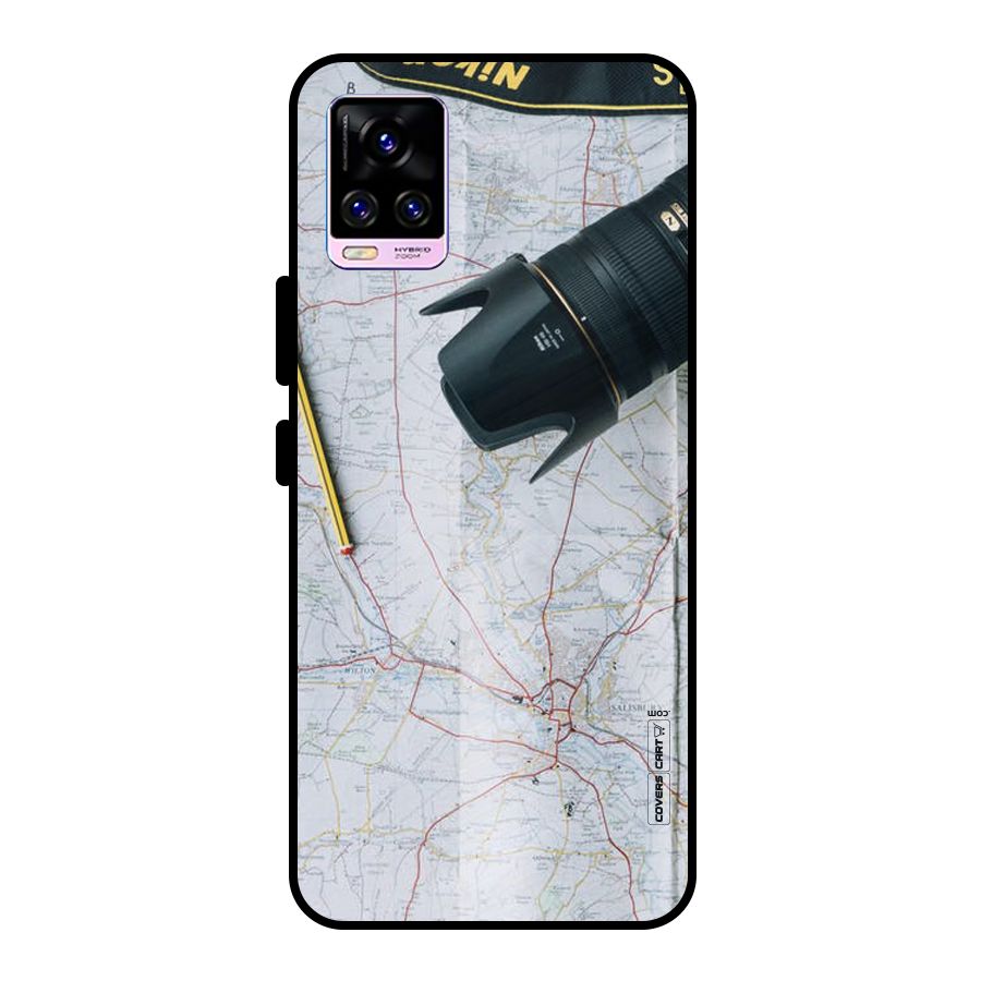 Map And Camera Metal Back Case for Vivo V20 Pro