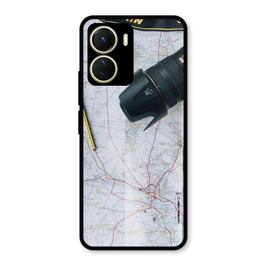 Map And Camera Metal Back Case for Vivo Y16