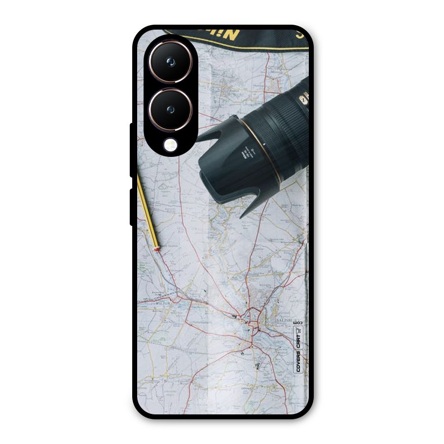 Map And Camera Metal Back Case for Vivo Y28