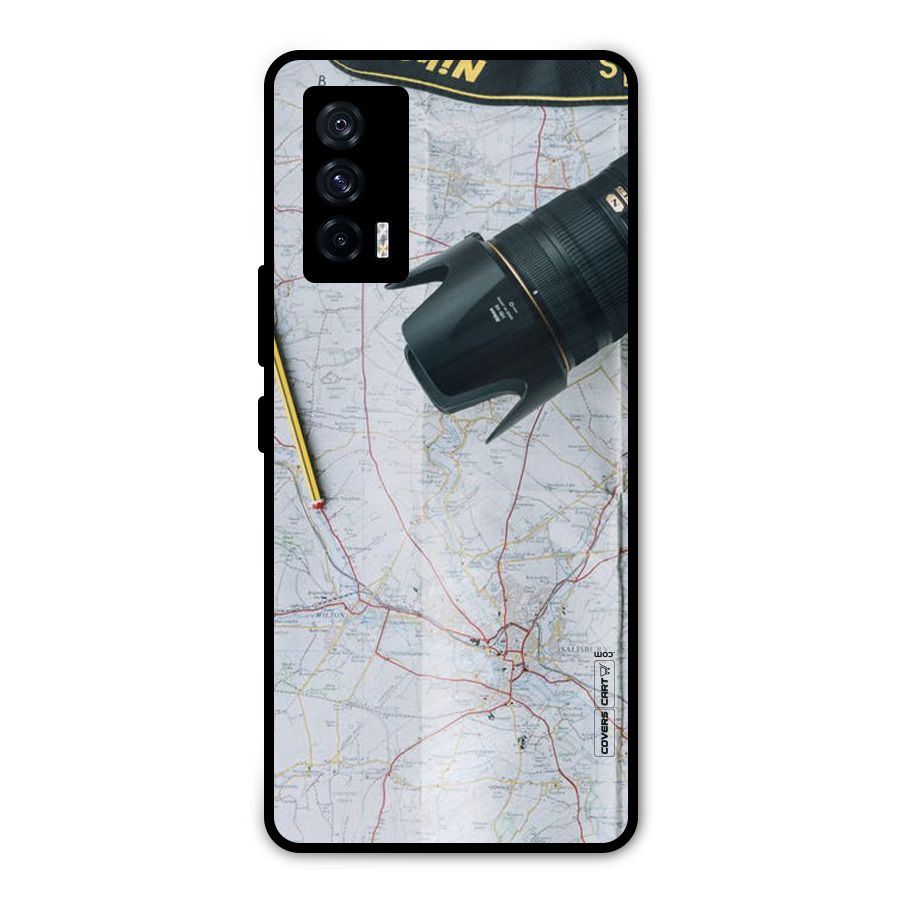 Map And Camera Metal Back Case for iQOO 7 5G